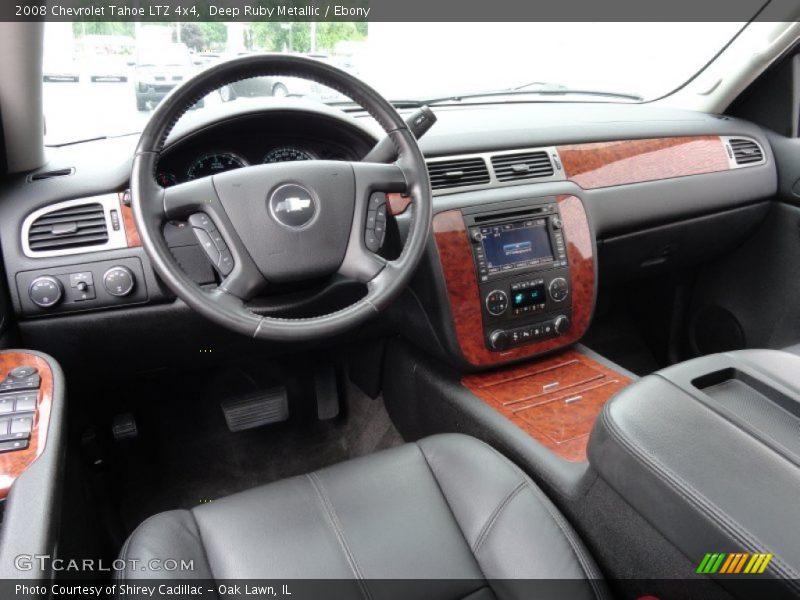 Deep Ruby Metallic / Ebony 2008 Chevrolet Tahoe LTZ 4x4
