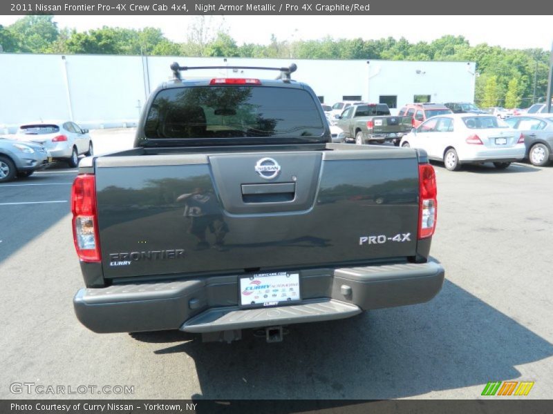 Night Armor Metallic / Pro 4X Graphite/Red 2011 Nissan Frontier Pro-4X Crew Cab 4x4