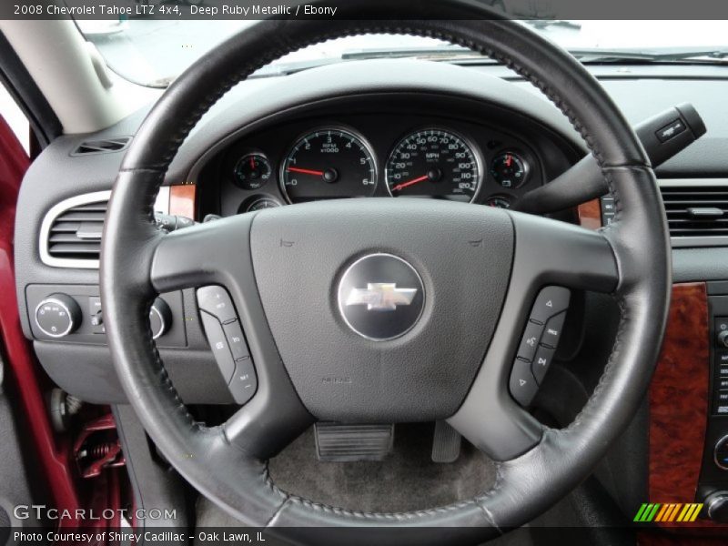 Deep Ruby Metallic / Ebony 2008 Chevrolet Tahoe LTZ 4x4