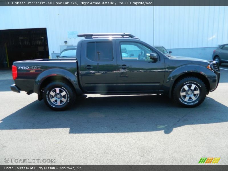 Night Armor Metallic / Pro 4X Graphite/Red 2011 Nissan Frontier Pro-4X Crew Cab 4x4