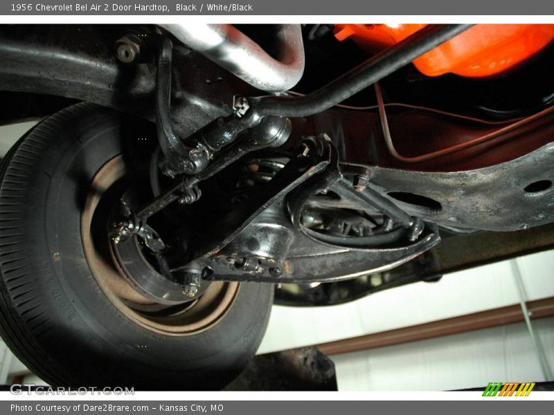 Black / White/Black 1956 Chevrolet Bel Air 2 Door Hardtop