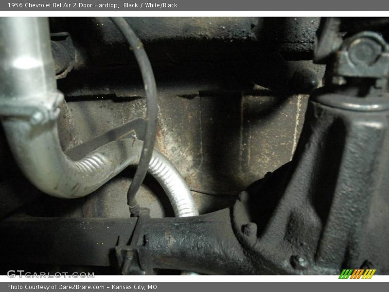 Black / White/Black 1956 Chevrolet Bel Air 2 Door Hardtop