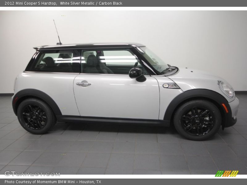 White Silver Metallic / Carbon Black 2012 Mini Cooper S Hardtop
