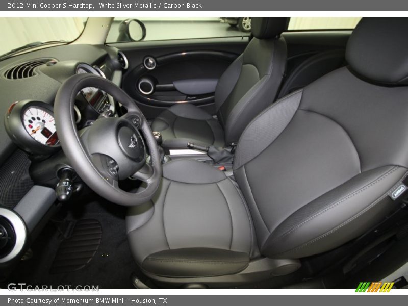 White Silver Metallic / Carbon Black 2012 Mini Cooper S Hardtop