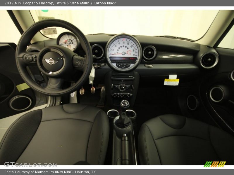 White Silver Metallic / Carbon Black 2012 Mini Cooper S Hardtop