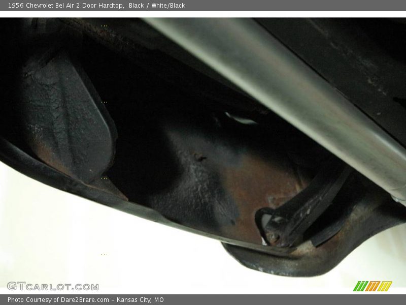 Black / White/Black 1956 Chevrolet Bel Air 2 Door Hardtop