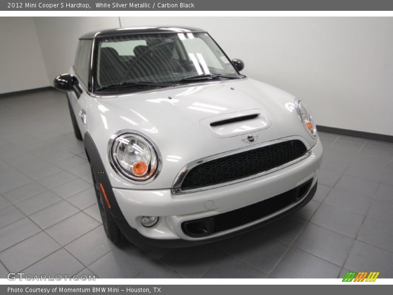 White Silver Metallic / Carbon Black 2012 Mini Cooper S Hardtop