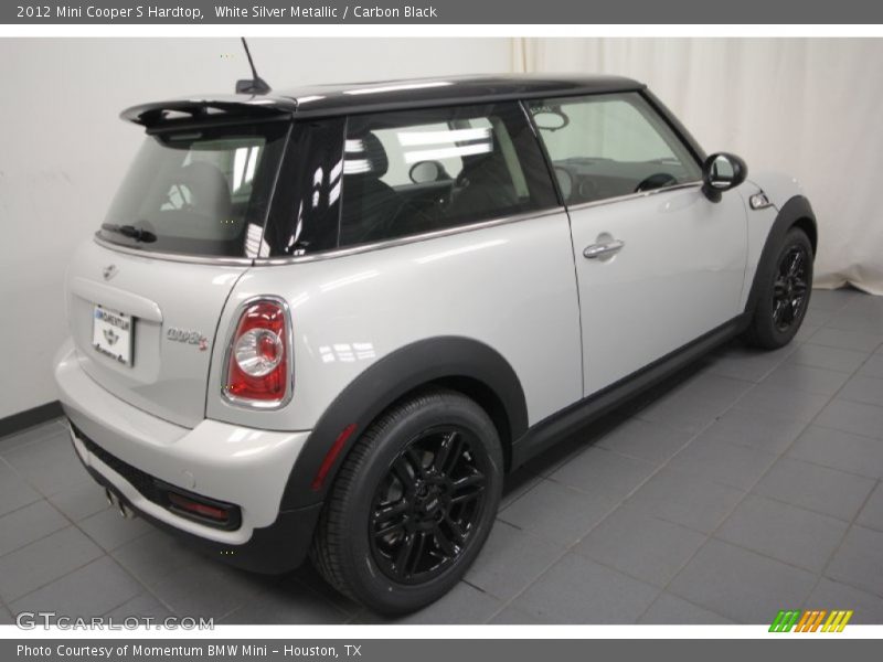 White Silver Metallic / Carbon Black 2012 Mini Cooper S Hardtop