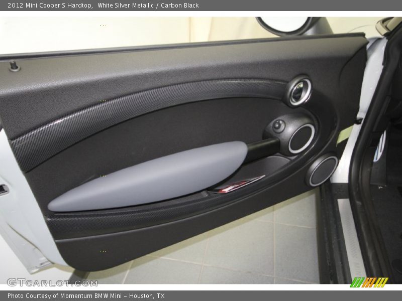 White Silver Metallic / Carbon Black 2012 Mini Cooper S Hardtop