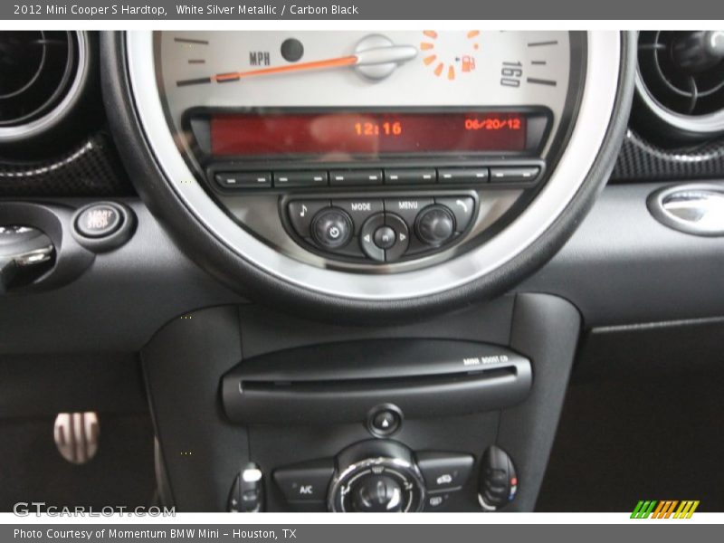 White Silver Metallic / Carbon Black 2012 Mini Cooper S Hardtop