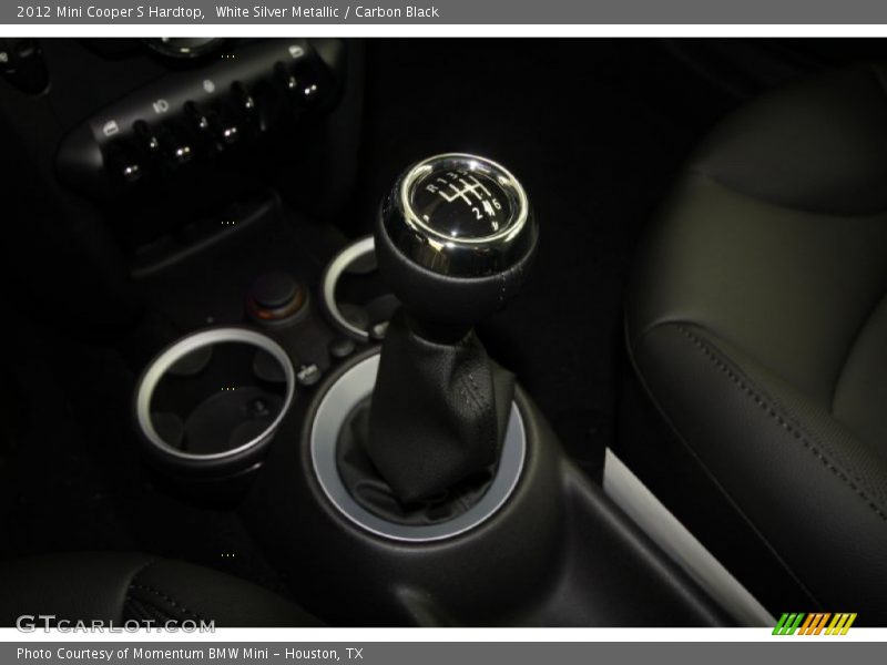 White Silver Metallic / Carbon Black 2012 Mini Cooper S Hardtop