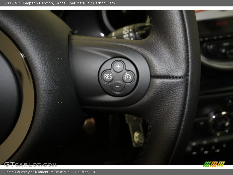 White Silver Metallic / Carbon Black 2012 Mini Cooper S Hardtop