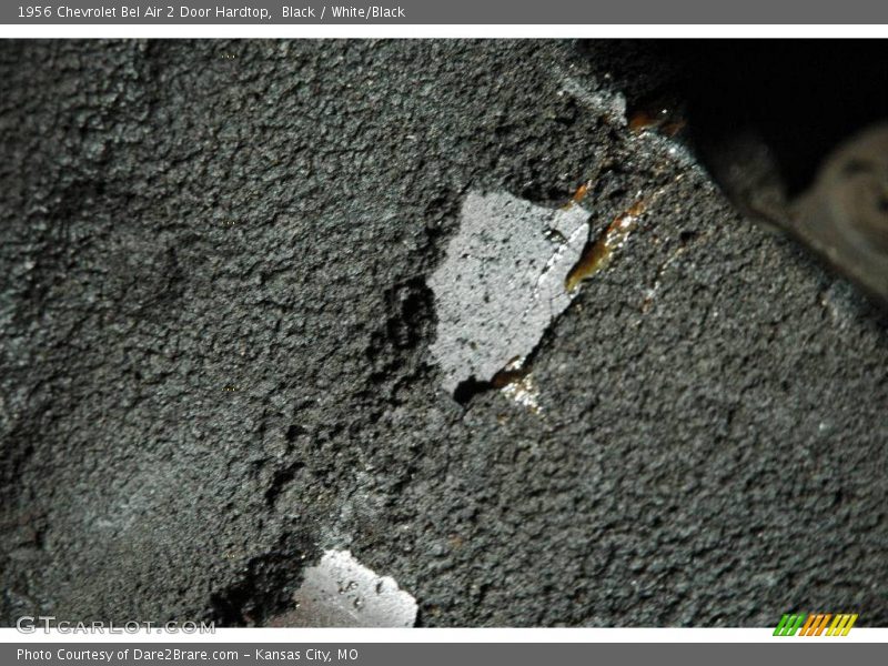 Black / White/Black 1956 Chevrolet Bel Air 2 Door Hardtop