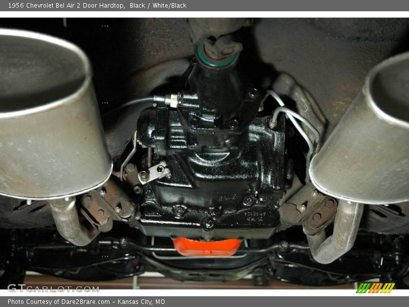 Black / White/Black 1956 Chevrolet Bel Air 2 Door Hardtop