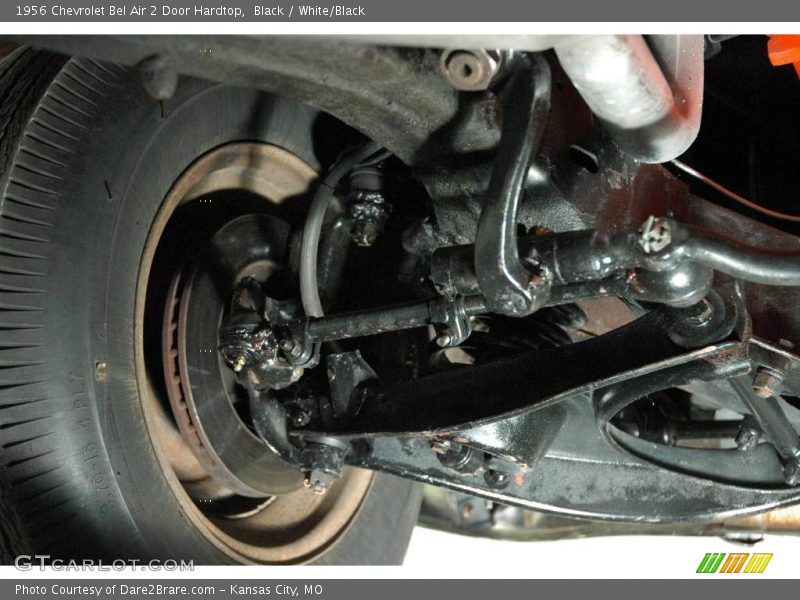 Black / White/Black 1956 Chevrolet Bel Air 2 Door Hardtop