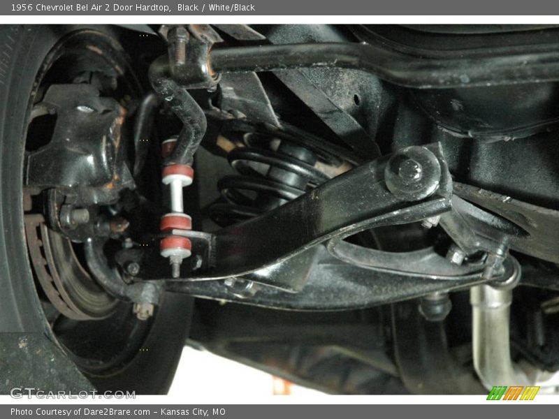 Black / White/Black 1956 Chevrolet Bel Air 2 Door Hardtop