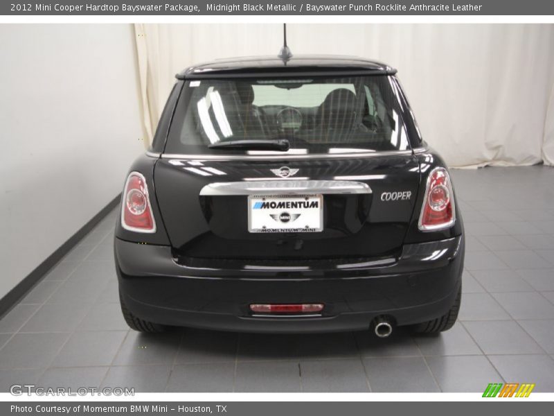 Midnight Black Metallic / Bayswater Punch Rocklite Anthracite Leather 2012 Mini Cooper Hardtop Bayswater Package