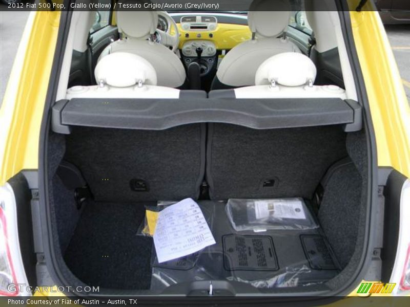 Giallo (Yellow) / Tessuto Grigio/Avorio (Grey/Ivory) 2012 Fiat 500 Pop