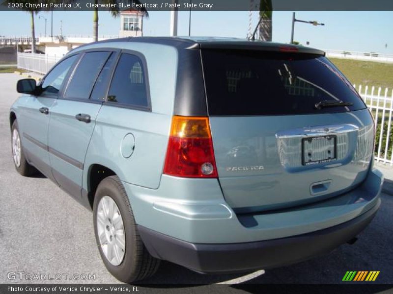 Clearwater Blue Pearlcoat / Pastel Slate Gray 2008 Chrysler Pacifica LX