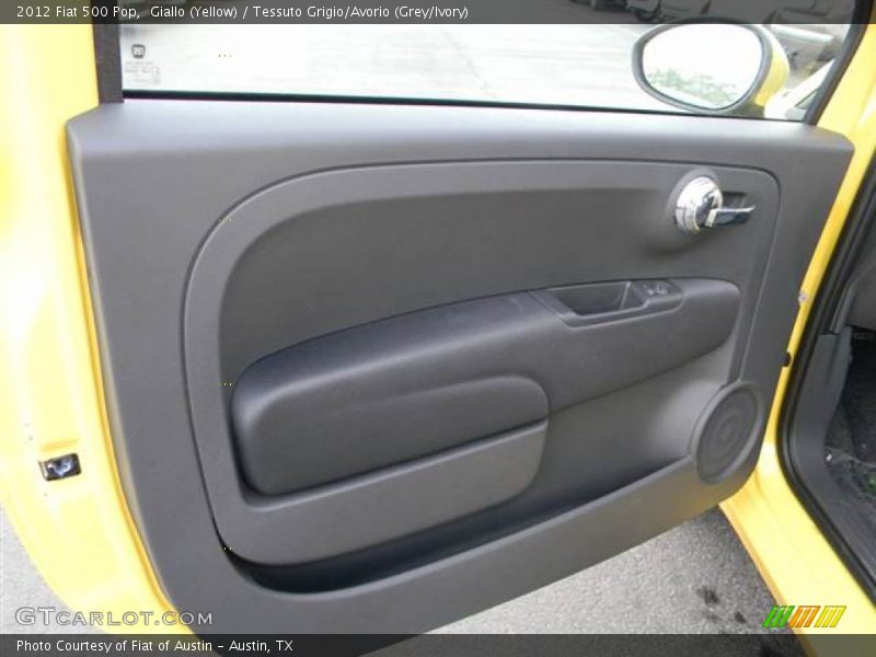 Giallo (Yellow) / Tessuto Grigio/Avorio (Grey/Ivory) 2012 Fiat 500 Pop