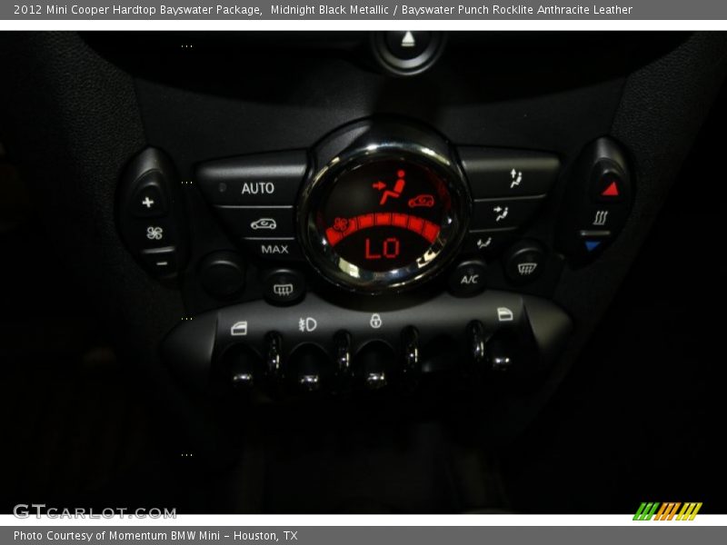 Midnight Black Metallic / Bayswater Punch Rocklite Anthracite Leather 2012 Mini Cooper Hardtop Bayswater Package