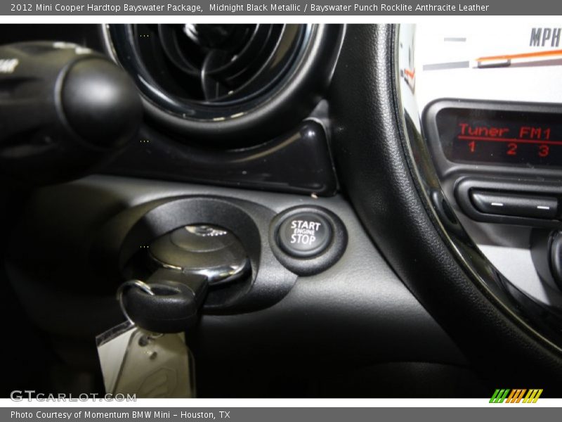 Midnight Black Metallic / Bayswater Punch Rocklite Anthracite Leather 2012 Mini Cooper Hardtop Bayswater Package