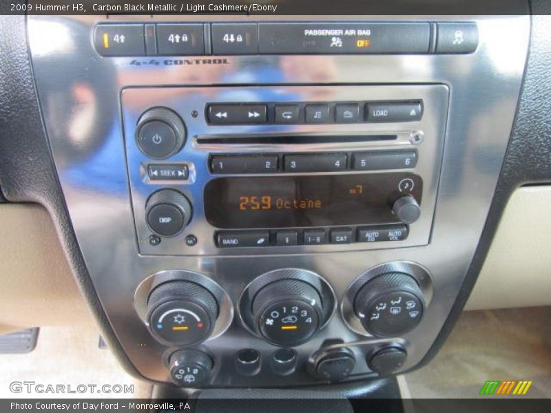 Carbon Black Metallic / Light Cashmere/Ebony 2009 Hummer H3