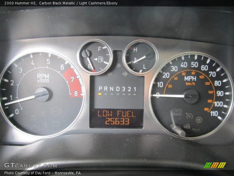 Carbon Black Metallic / Light Cashmere/Ebony 2009 Hummer H3