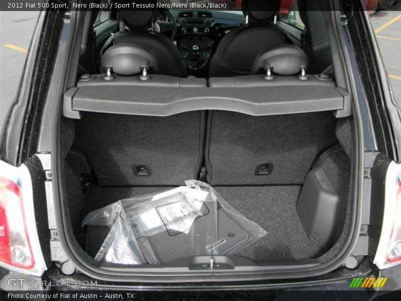 Nero (Black) / Sport Tessuto Nero/Nero (Black/Black) 2012 Fiat 500 Sport