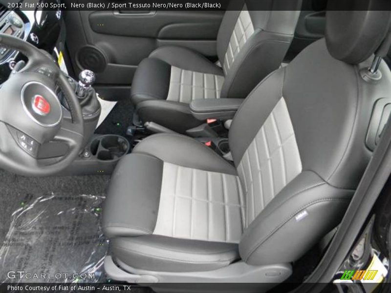Nero (Black) / Sport Tessuto Nero/Nero (Black/Black) 2012 Fiat 500 Sport