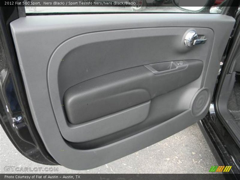 Nero (Black) / Sport Tessuto Nero/Nero (Black/Black) 2012 Fiat 500 Sport
