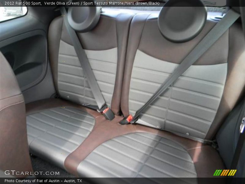 Verde Oliva (Green) / Sport Tessuto Marrone/Nero (Brown/Black) 2012 Fiat 500 Sport