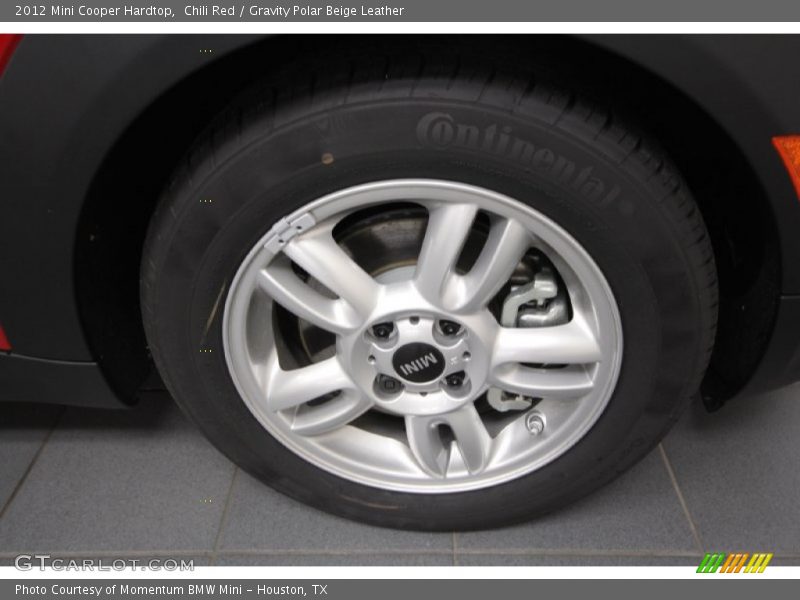 Chili Red / Gravity Polar Beige Leather 2012 Mini Cooper Hardtop