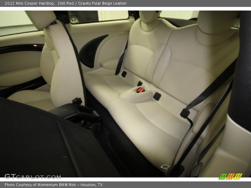 Chili Red / Gravity Polar Beige Leather 2012 Mini Cooper Hardtop