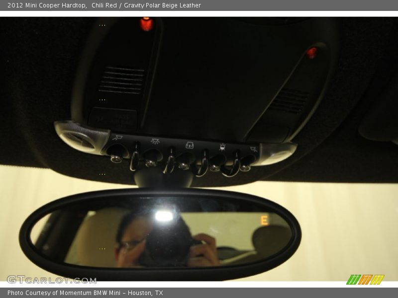 Chili Red / Gravity Polar Beige Leather 2012 Mini Cooper Hardtop