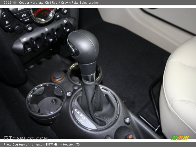 Chili Red / Gravity Polar Beige Leather 2012 Mini Cooper Hardtop