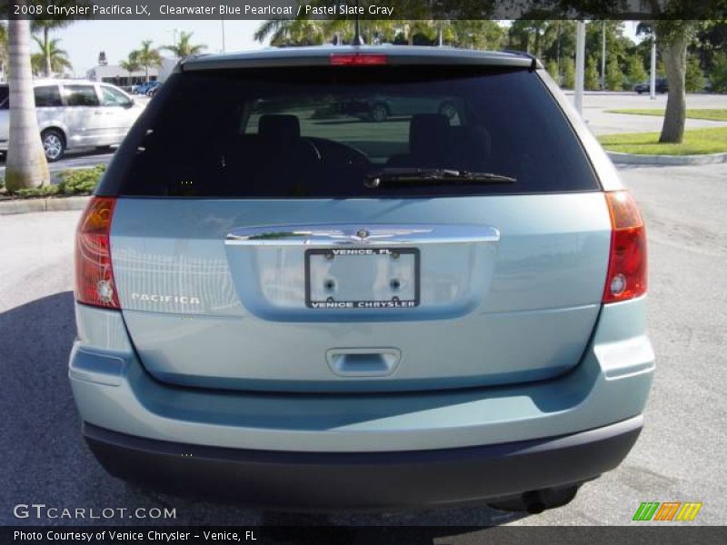 Clearwater Blue Pearlcoat / Pastel Slate Gray 2008 Chrysler Pacifica LX
