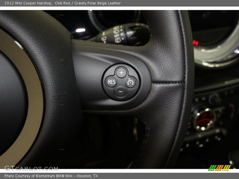Chili Red / Gravity Polar Beige Leather 2012 Mini Cooper Hardtop