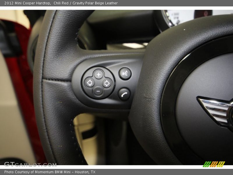 Chili Red / Gravity Polar Beige Leather 2012 Mini Cooper Hardtop