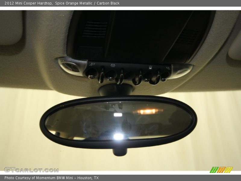 Spice Orange Metallic / Carbon Black 2012 Mini Cooper Hardtop