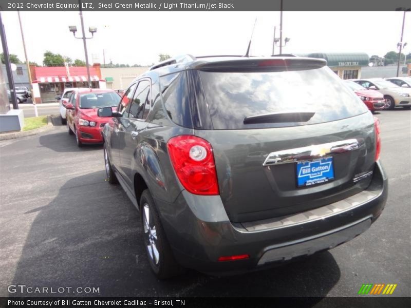 Steel Green Metallic / Light Titanium/Jet Black 2012 Chevrolet Equinox LTZ