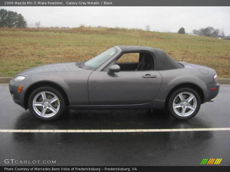 Galaxy Gray Metallic / Black 2006 Mazda MX-5 Miata Roadster