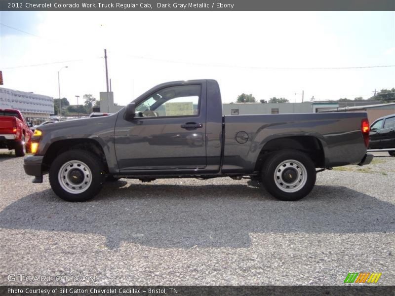 Dark Gray Metallic / Ebony 2012 Chevrolet Colorado Work Truck Regular Cab