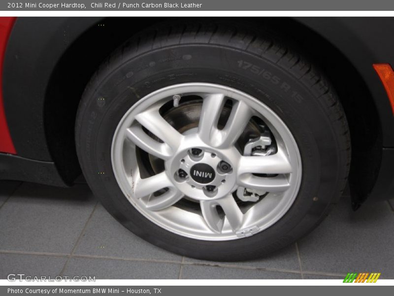 Chili Red / Punch Carbon Black Leather 2012 Mini Cooper Hardtop