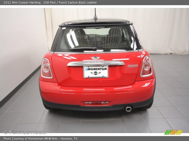 Chili Red / Punch Carbon Black Leather 2012 Mini Cooper Hardtop