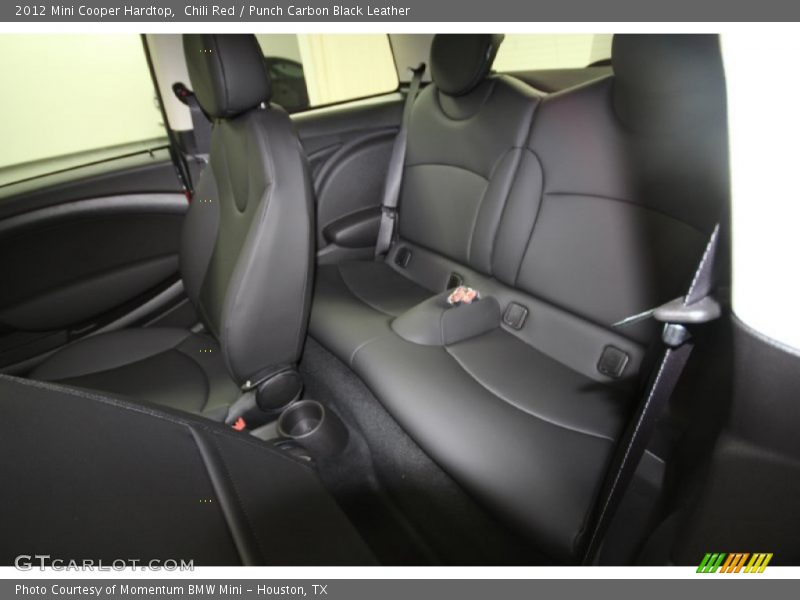 Chili Red / Punch Carbon Black Leather 2012 Mini Cooper Hardtop