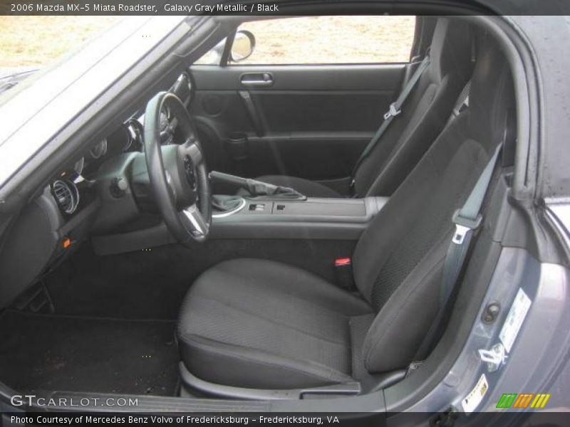 Galaxy Gray Metallic / Black 2006 Mazda MX-5 Miata Roadster