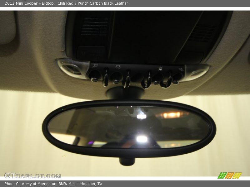 Chili Red / Punch Carbon Black Leather 2012 Mini Cooper Hardtop