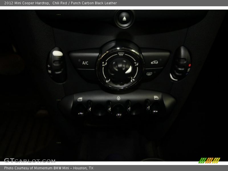 Chili Red / Punch Carbon Black Leather 2012 Mini Cooper Hardtop