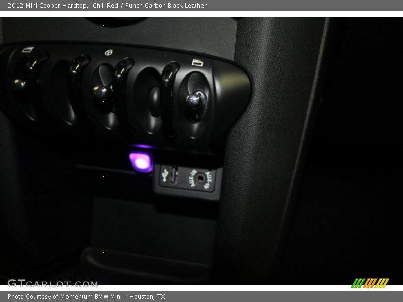Chili Red / Punch Carbon Black Leather 2012 Mini Cooper Hardtop